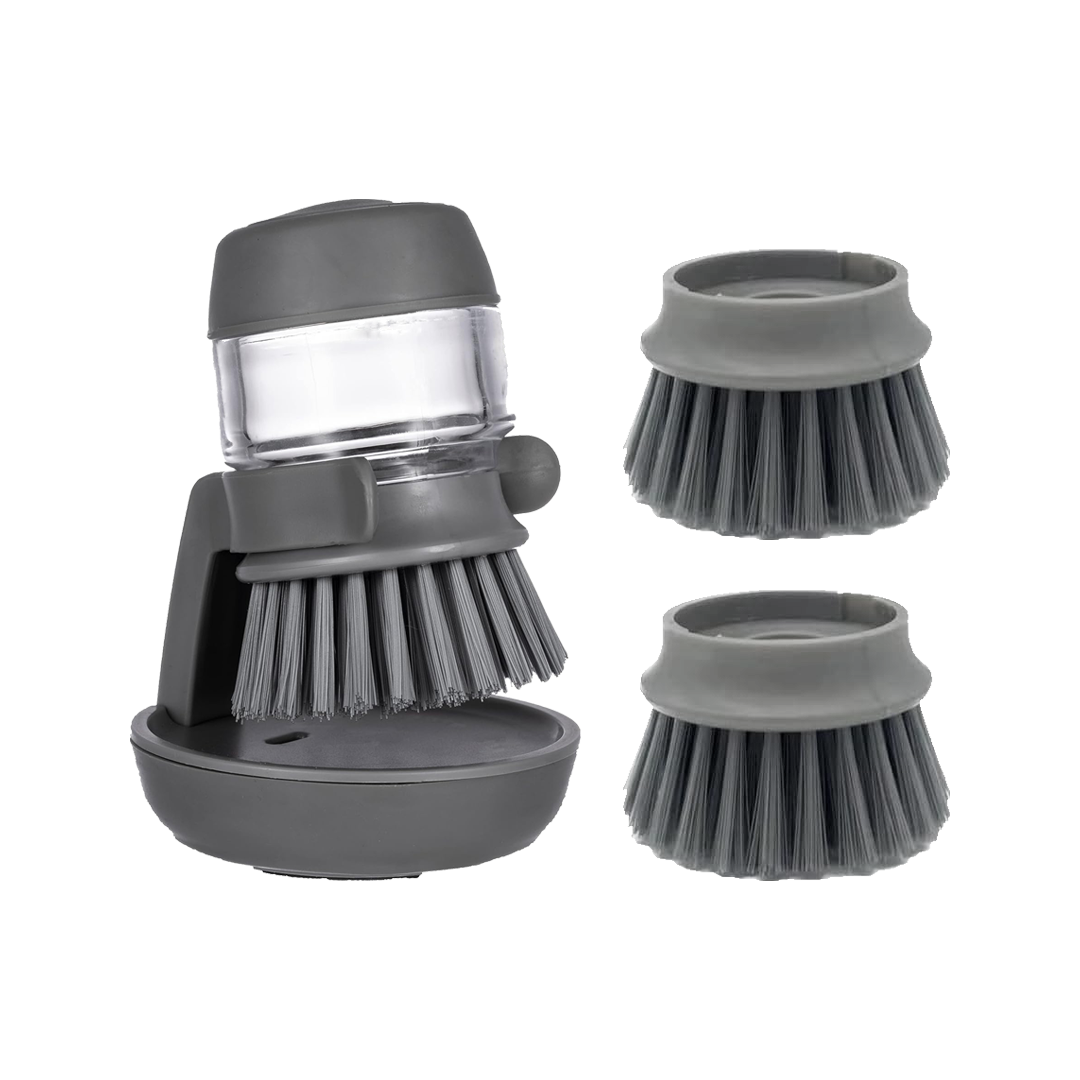 Raspborstel met praktische container voor eenvoudige en efficiënte reiniging