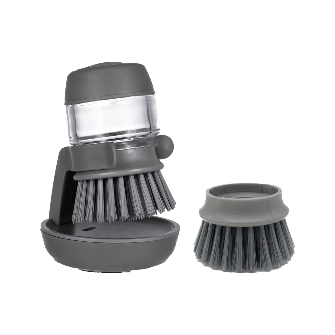 Raspborstel met praktische container voor eenvoudige en efficiënte reiniging