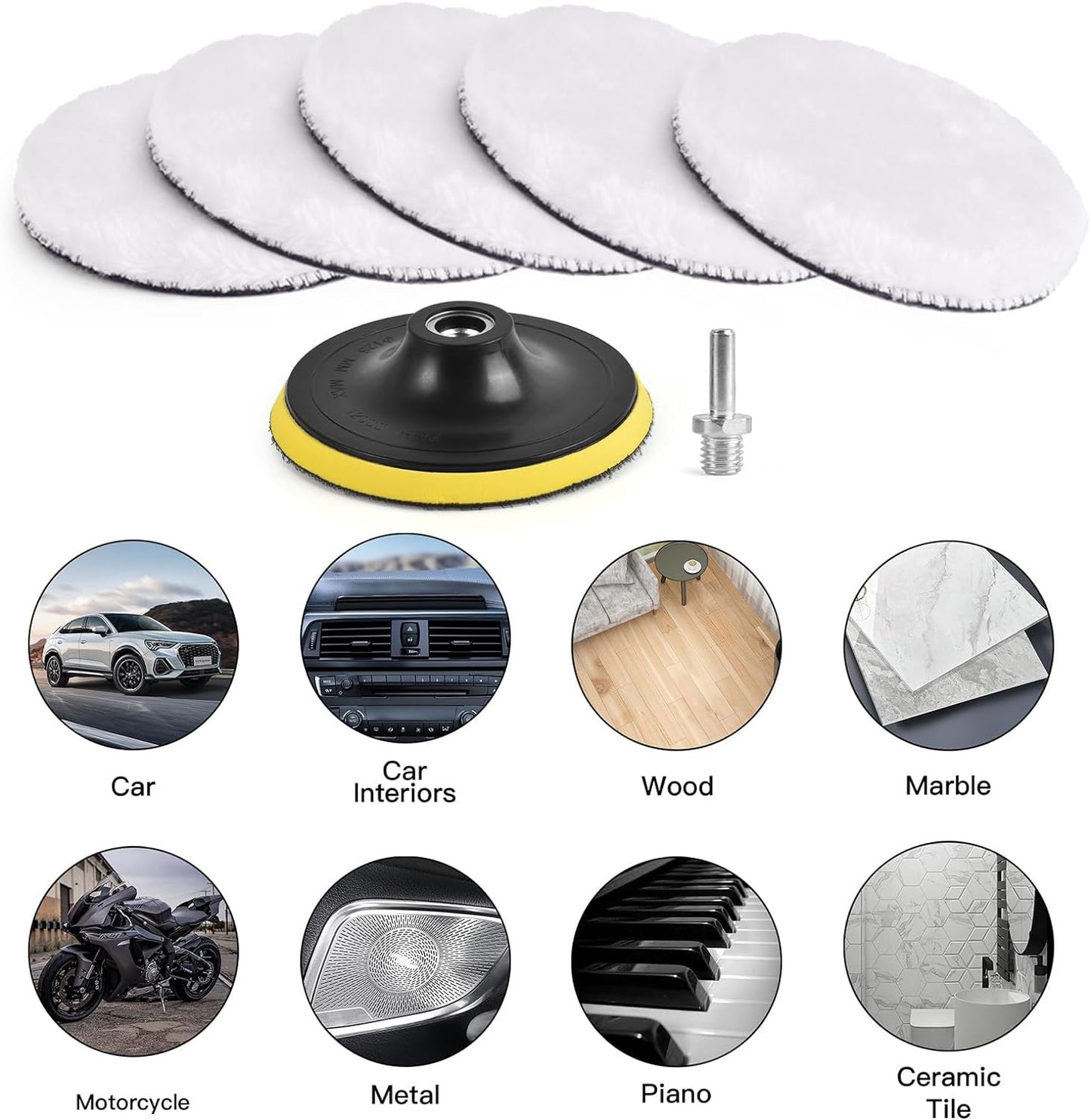 Poleringskit 4-delige set voor een perfecte glans